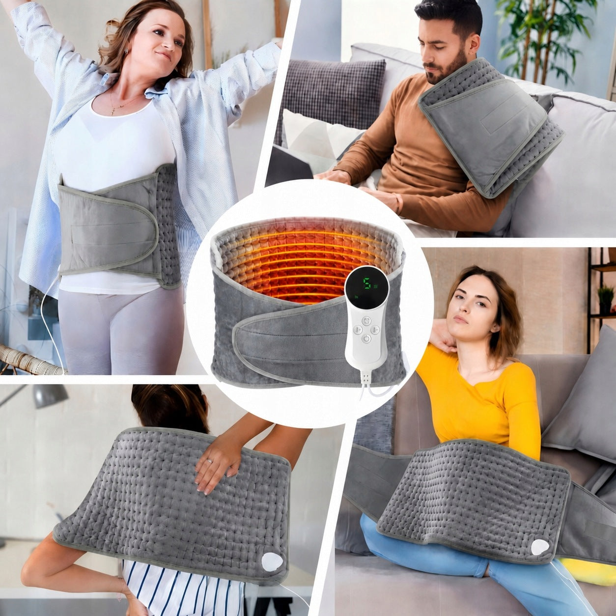 LARGE ELECTRIC HEATING MAT HEATED HOT WATER BOTTLE 75W 120x30CM Manufacturer code Koc grzewczy terapeutyczny