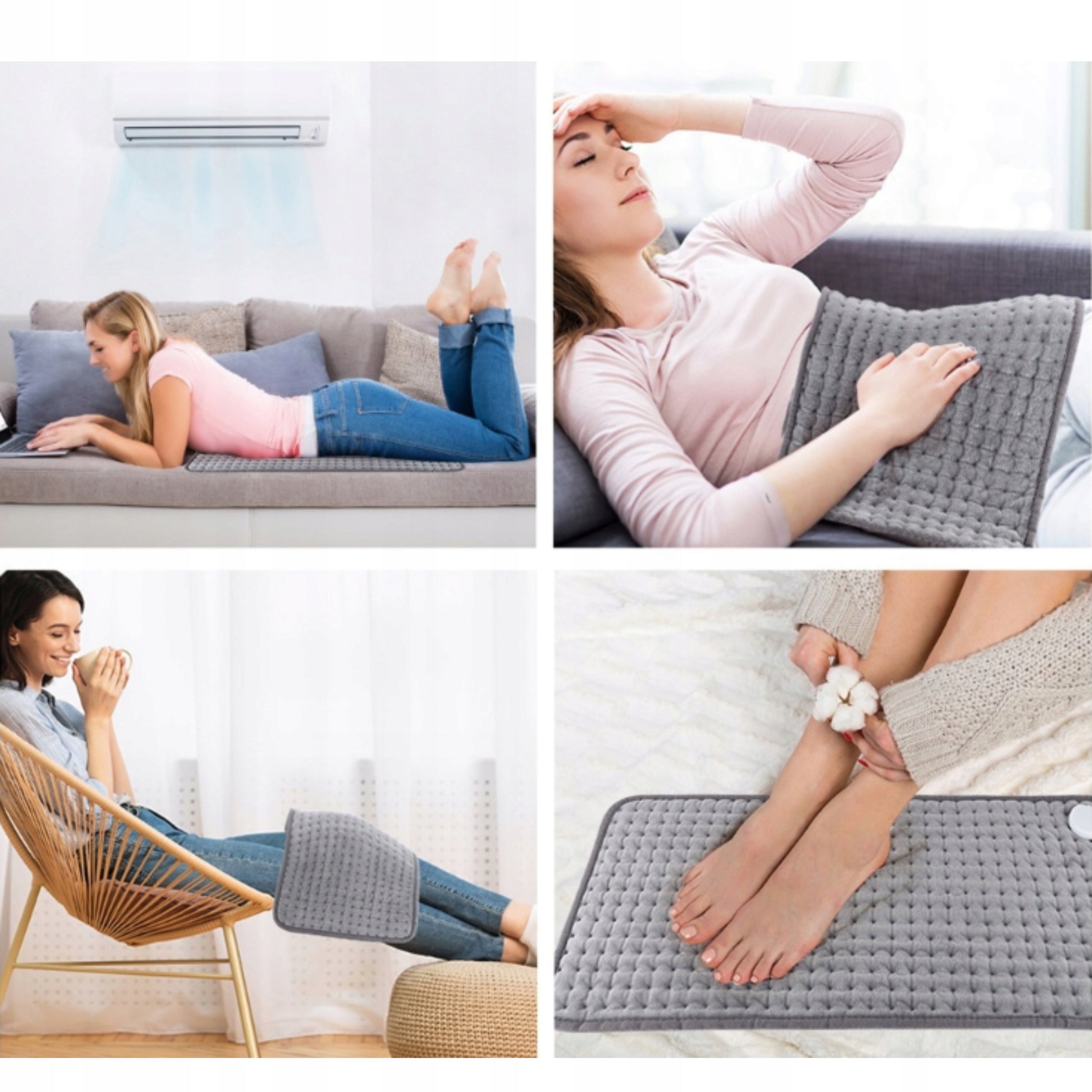 LARGE ELECTRIC HEATING MAT HEATED HOT WATER BOTTLE 75W 60x30CM Medical device no
