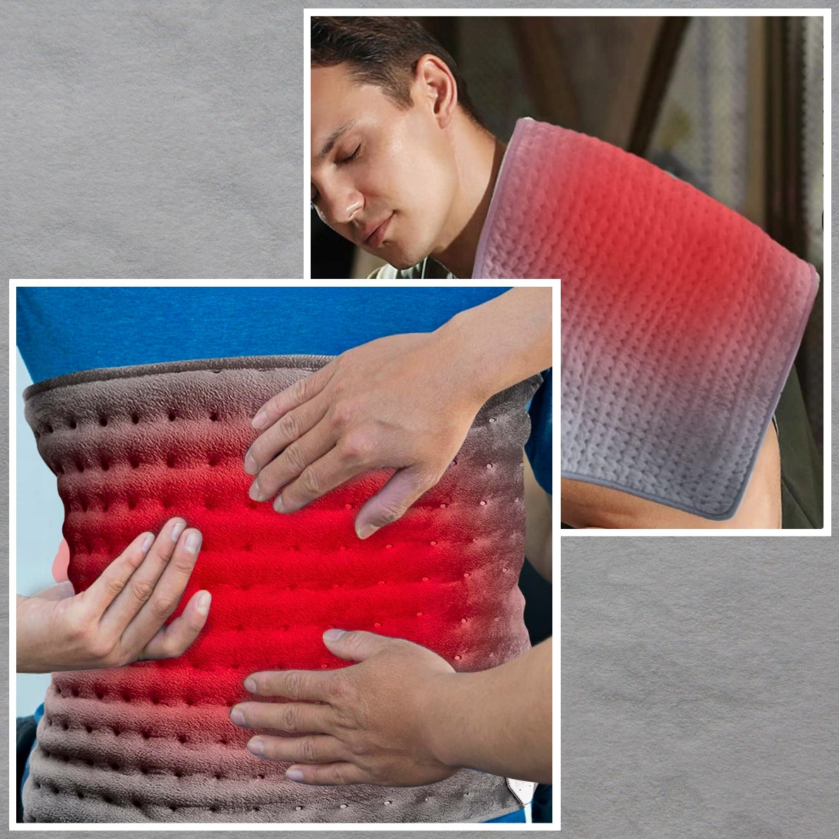 LARGE ELECTRIC PILLOW HEATED HOT WATER BOTTLE WARMING MAT XL 60x30 Packaging status original