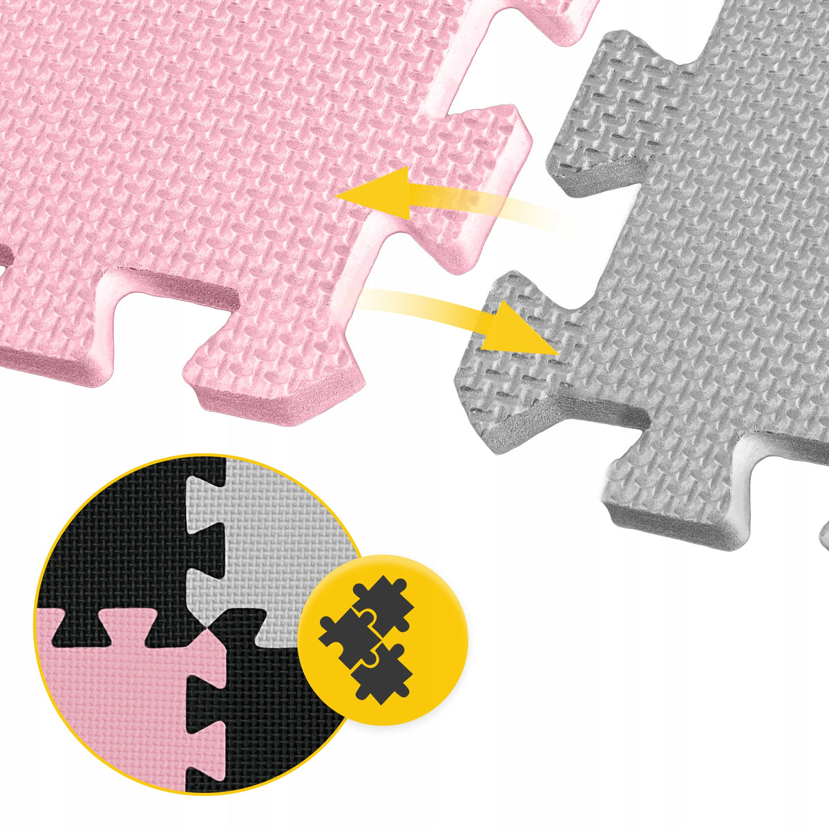 LARGE FOAM MAT EDUCATIONAL PUZZLE FOR CHILDREN THICK FOLDING 9pcs.180x180 Brand 4FIZJO
