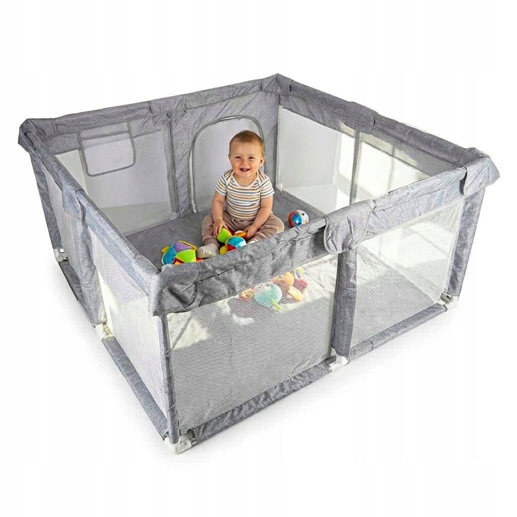 LARGE FOLDING PLAYPEN FOR CHILDREN'S HOME CLOSED Dry pool, square toys Packaging status original