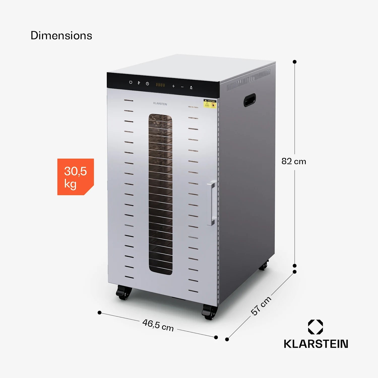 LARGE FOOD DRYER FOR MUSHROOMS FRUIT VEGETABLES HERBS 2000W DEHYDRATOR Dominant color silver/gray