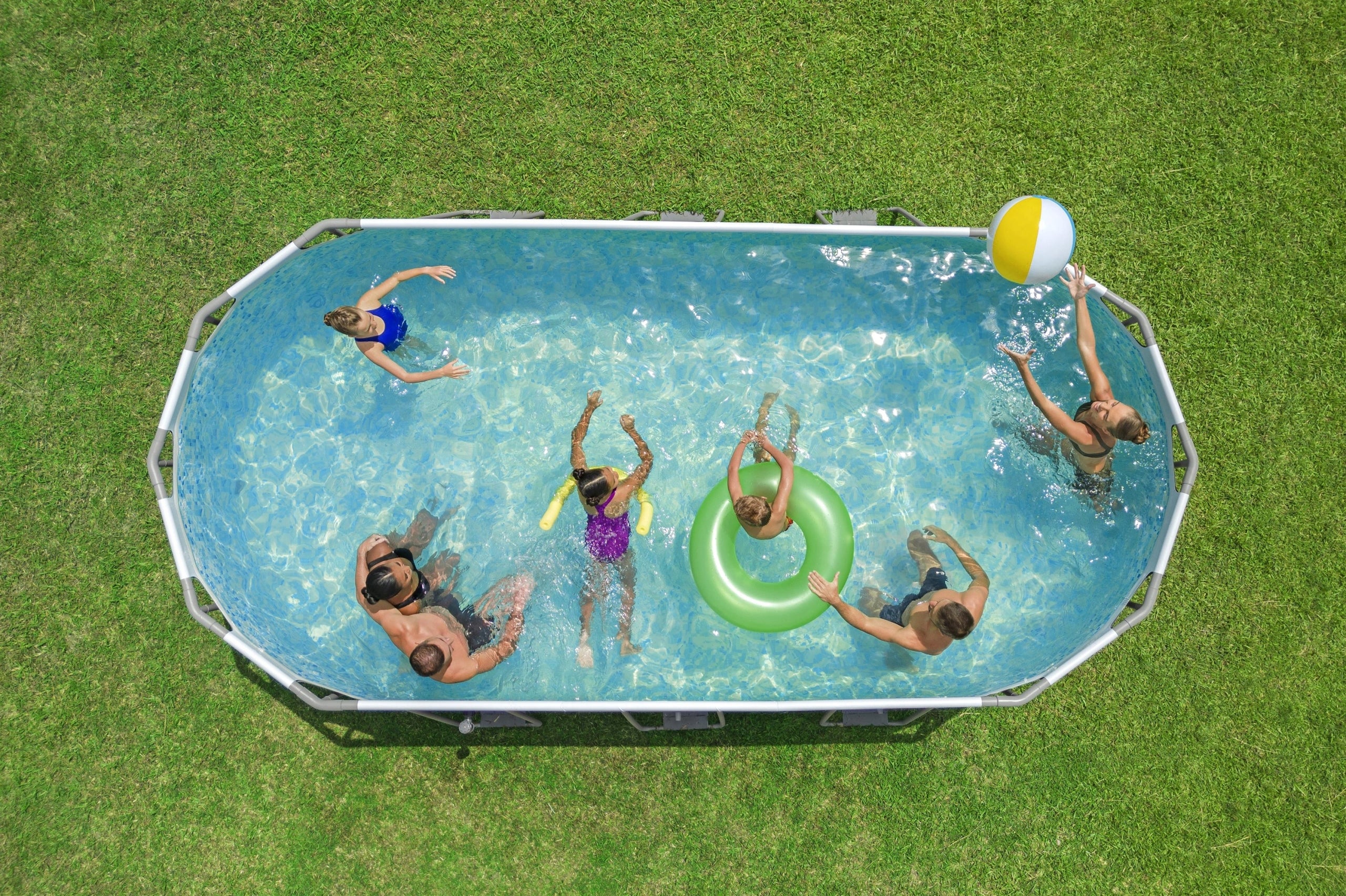 LARGE FRAME POOL PRO MAX 549x274x122 cm - BESTWAY 56710 model 2026 Brand Bestway
