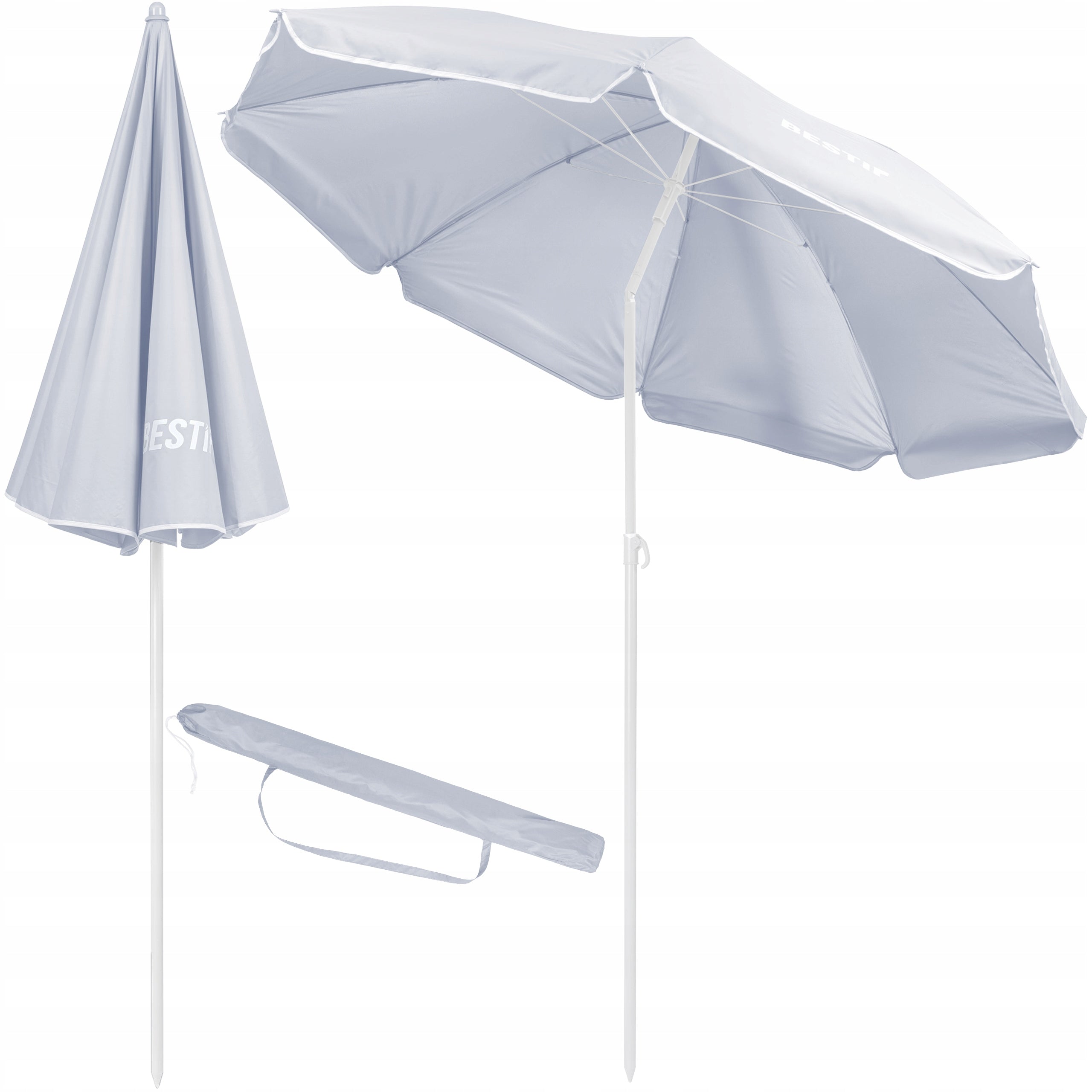 LARGE GARDEN BEACH UMBRELLA BESTIF BROKEN FOR BEACH 2M 200cm