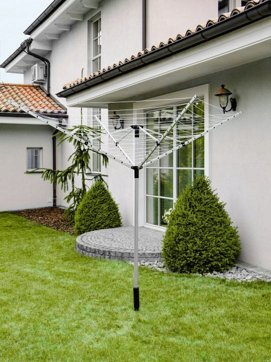 LARGE GARDEN DRYER FOR OUTDOOR LAUNDRY SWIVEL XL FOLDING COVER Manufacturer code aluminium na pranie do ogrodu linki pokrowiec