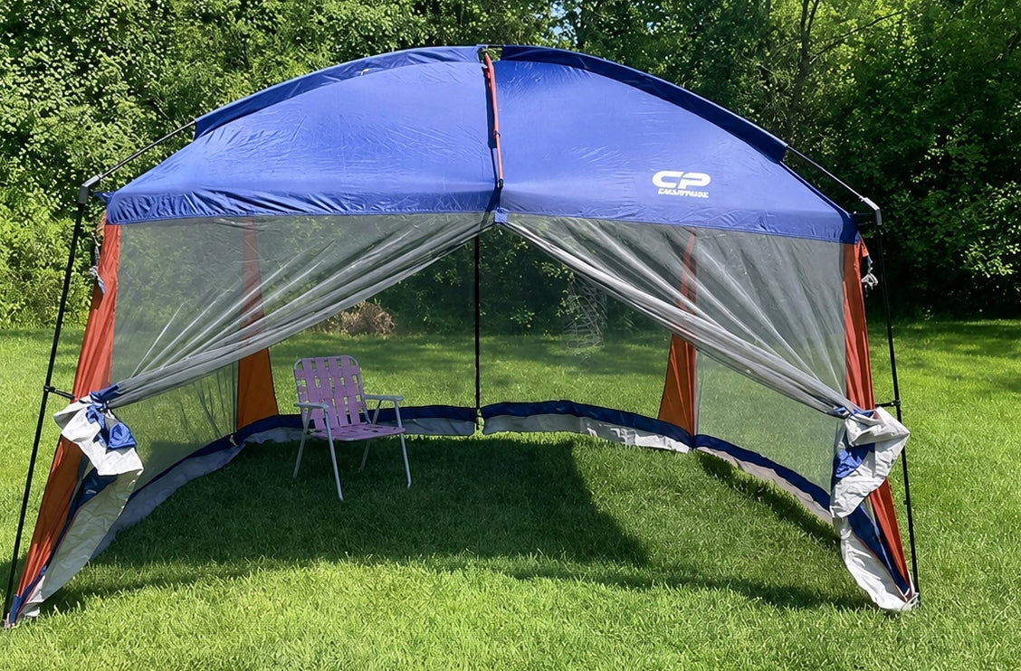 LARGE Garden Pavilion Tent with Mosquito Net BBQ SWIMMING POOL CAMPING Type pavilion