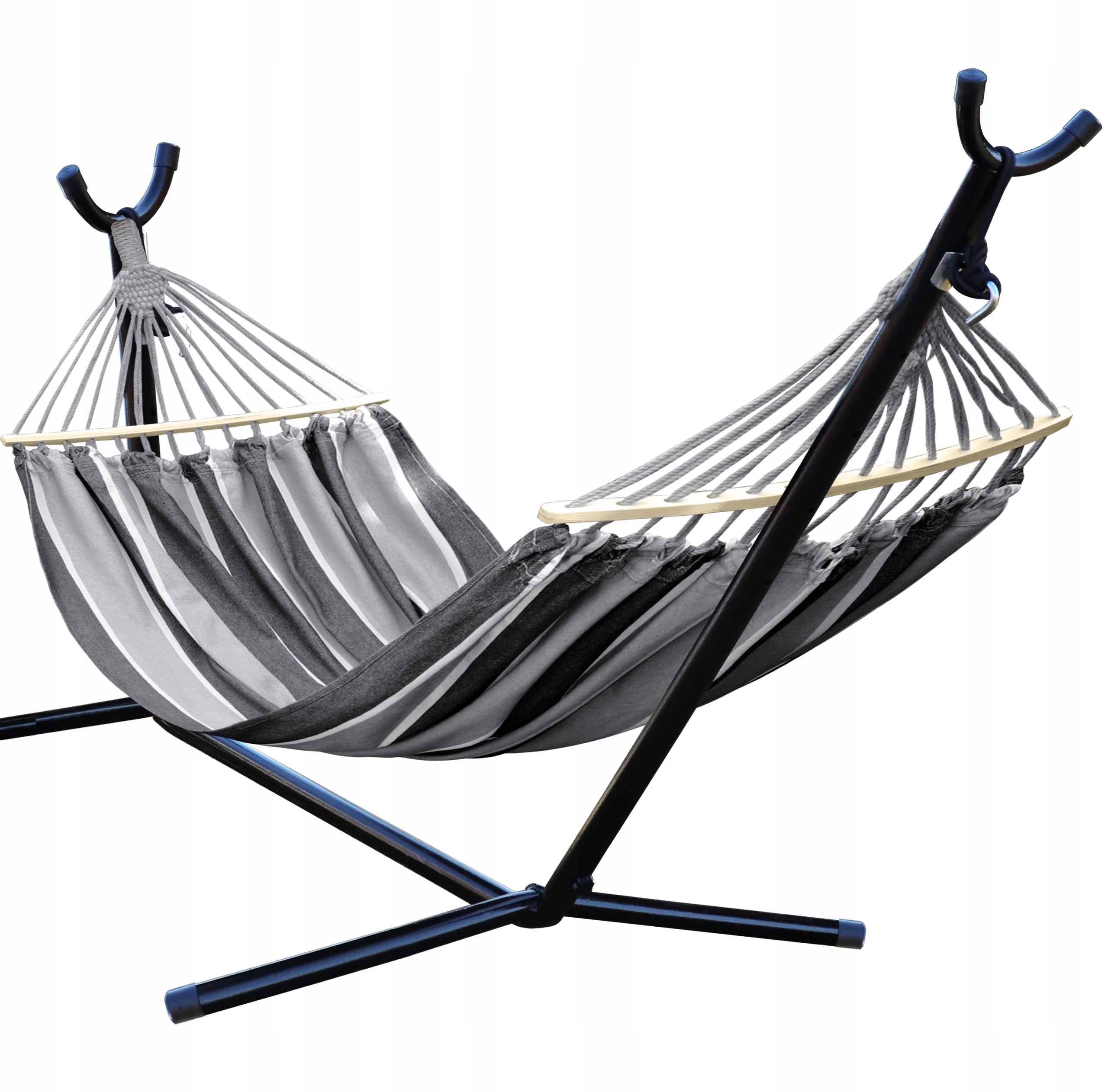 LARGE HAMMOCK 2 SEATER GARDEN SWING XXL 280x150 CM STRONG STABLE Packaging status original
