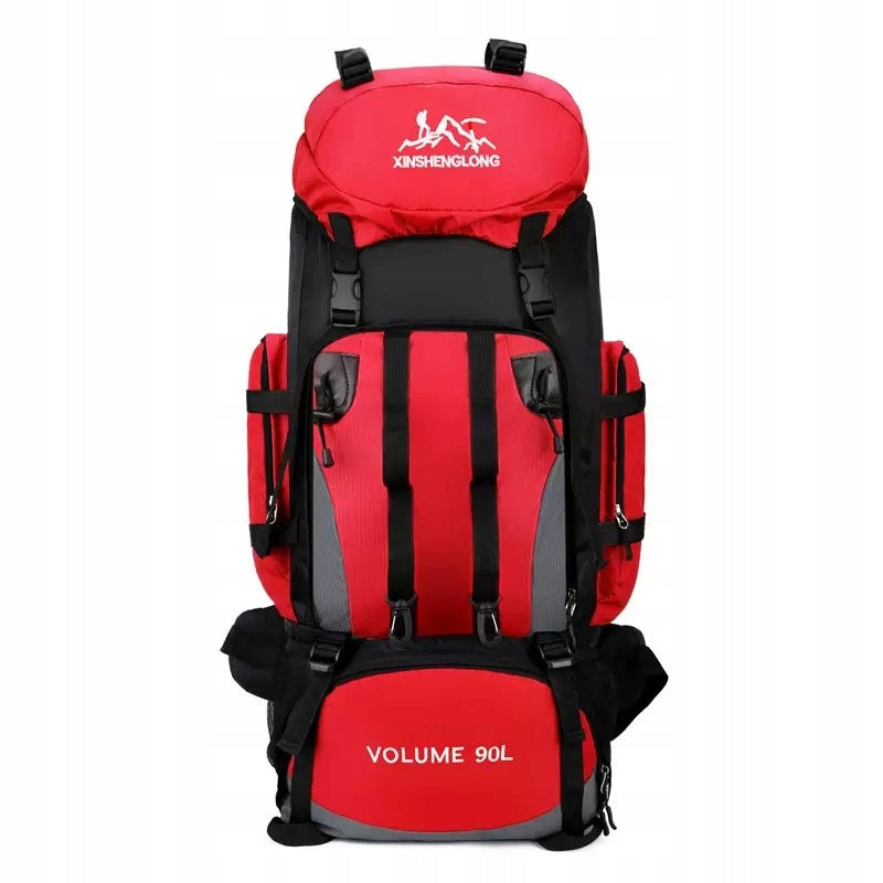 LARGE HIKING BACKPACK 90L Waterproof Camping Travel Universal Luggage Manufacturer code Wodoodporny plecak turystyczny 90L