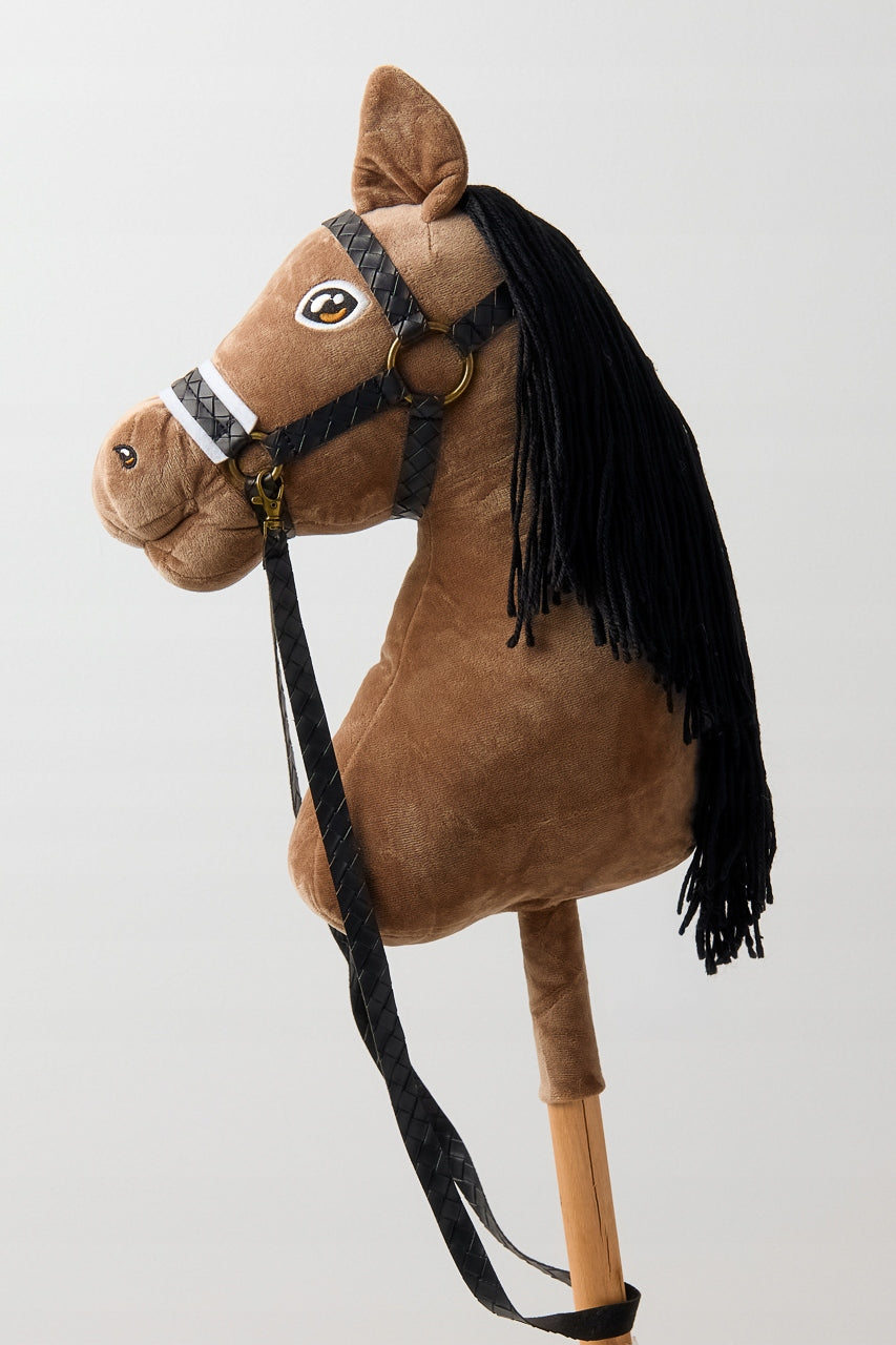 LARGE HOBBY HORSE ON A STICK A3 + CANTAR + REINS Packaging status original