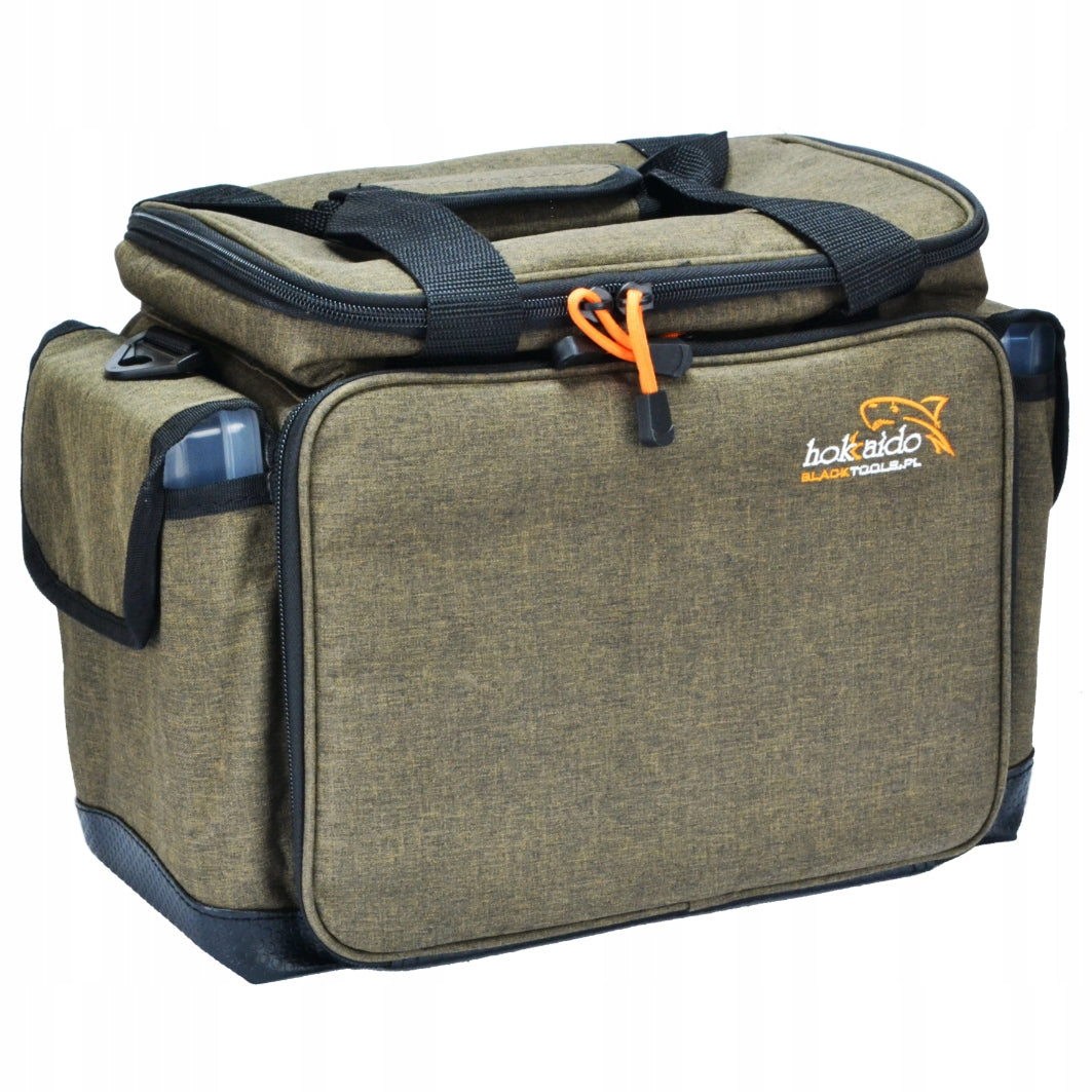 LARGE HOKKADO SHOULDER FISHING BAG 6 BOXES RIGID BOTTOM 30/40/20CM Manufacturer code W13081