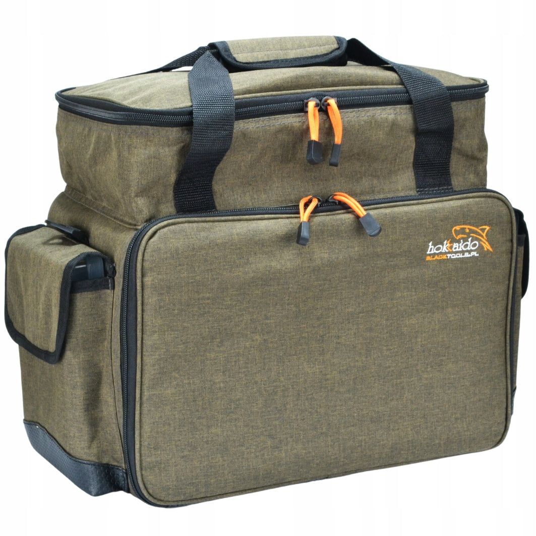 LARGE HOKKADO SHOULDER FISHING BAG 6 BOXES RIGID BOTTOM 35/47/23CM Manufacturer code W13082