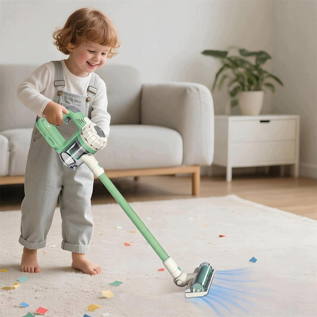 LARGE INTERACTIVE UPRIGHT VACUUM CLEANER FOR CHILDREN SUCTION FUNCTION SOUND 3IN1 Brand no brand