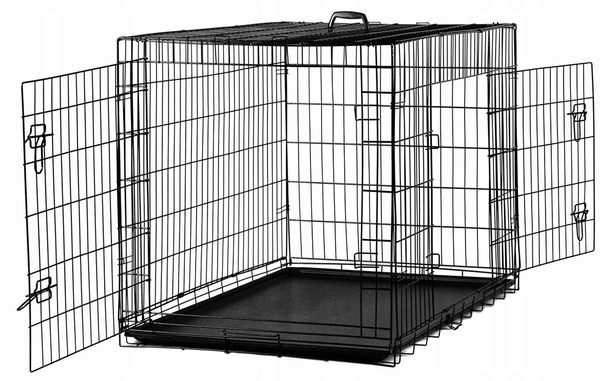 LARGE KENNEL CAGE METAL PLAYPEN Transporter for DOG DOGS 106x71x81 XXL Manufacturer code K4