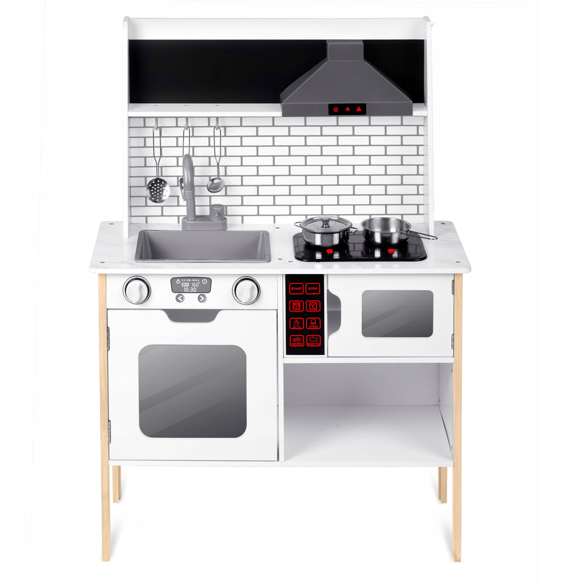 LARGE KITCHEN WOODEN INTERACTIVE FOR CHILDREN LED ACCESSORIES + SOUNDS Manufacturer code 7846