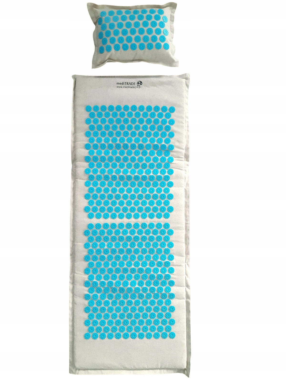 LARGE LINEN SPIKE MAT WITH ACUPRESSURE PILLOW WITH COCONUT ECO XXL BAG Manufacturer code 032
