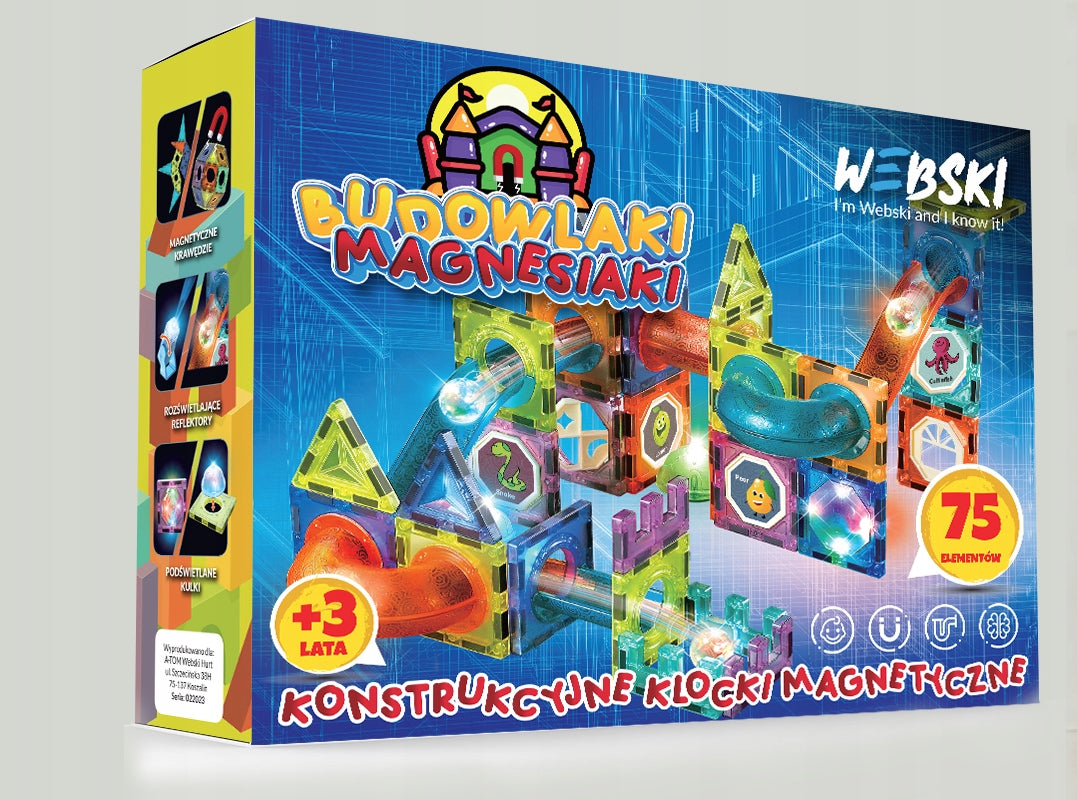 LARGE MAGNETIC BUILDING BLOCKS EDUCATIONAL MAGNET BUILDING BLOCKS WEBSKI Brand Webski