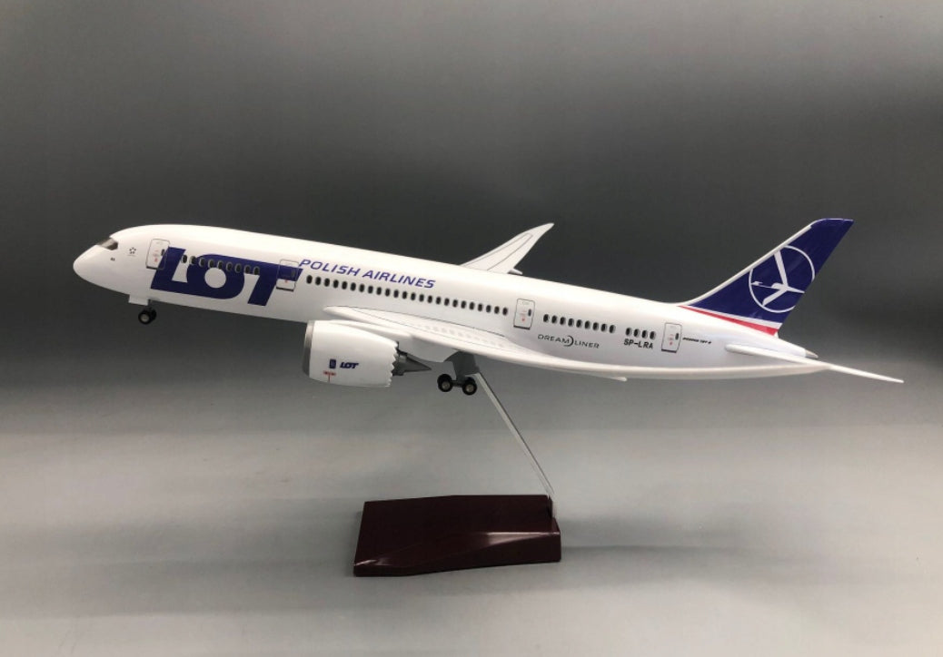 LARGE MODEL OF POLISH DREAMLINER 787-8 FLIGHT REPLICA 47CM 1:160 Brand no brand