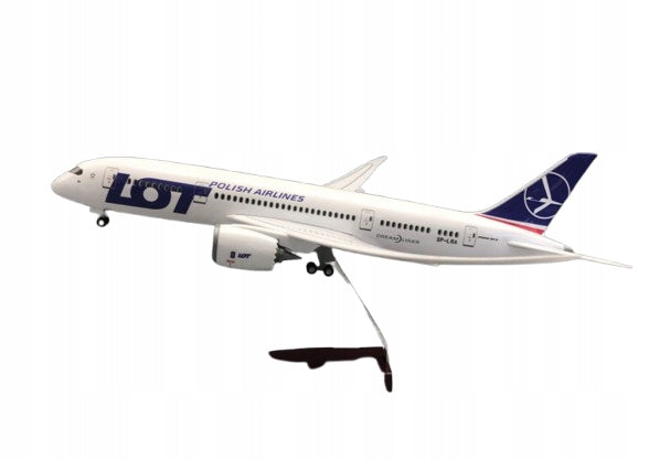 LARGE MODEL OF POLISH DREAMLINER 787-8 FLIGHT REPLICA 47CM 1:160