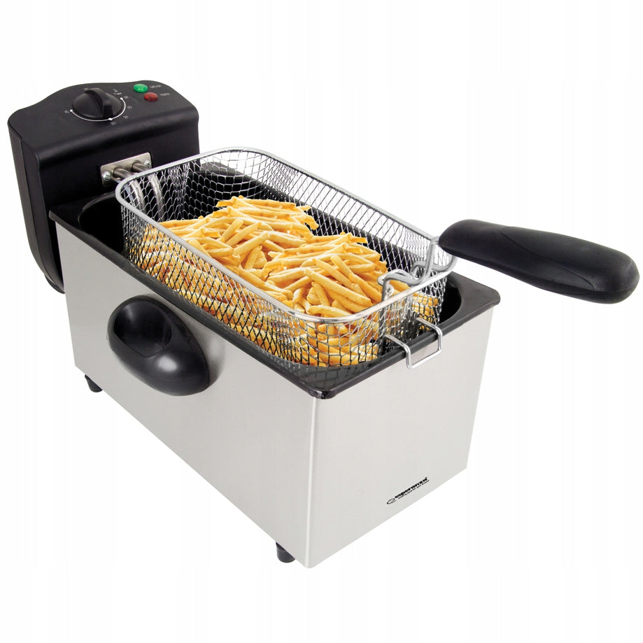 LARGE OIL FRYER TRADITIONAL FRYER 3L 2000W WITH LID Model 601438943