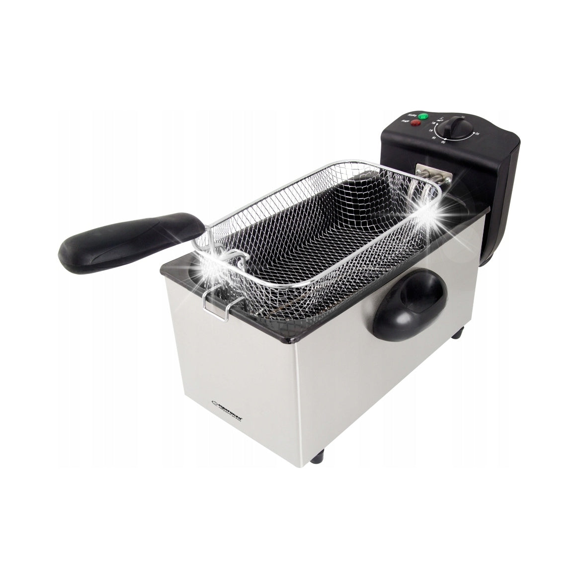 LARGE OIL FRYER TRADITIONAL FRYER 3L 2000W WITH LID