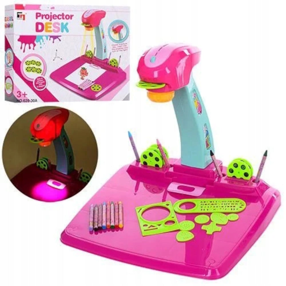 LARGE Projector for Learning to Paint Drawing 36 Slides 12 Pens Templates Brand HollaKids