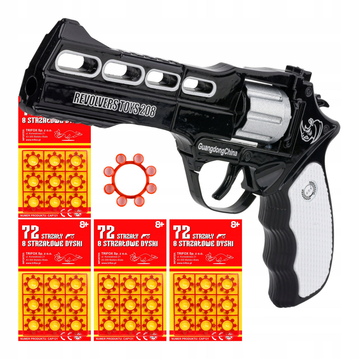 LARGE REVOLVER GUN FOR CAPTURED METAL + IGNITER 288 ARROWS FREEBIE