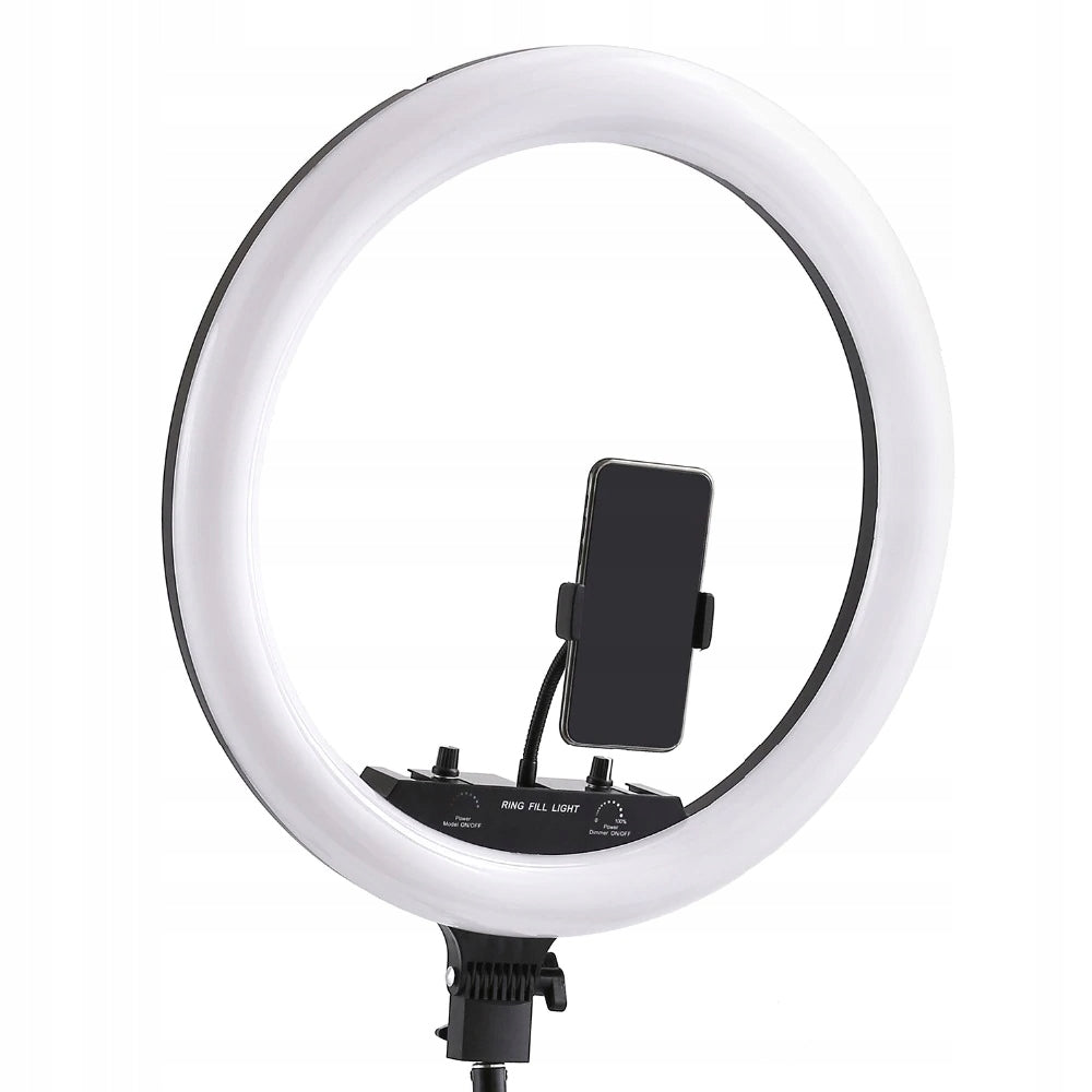 LARGE RING LAMP FOR SELFIE 120W LED RGB TRIPOD 220CM WITH REMOTE CONTROL Packaging status original