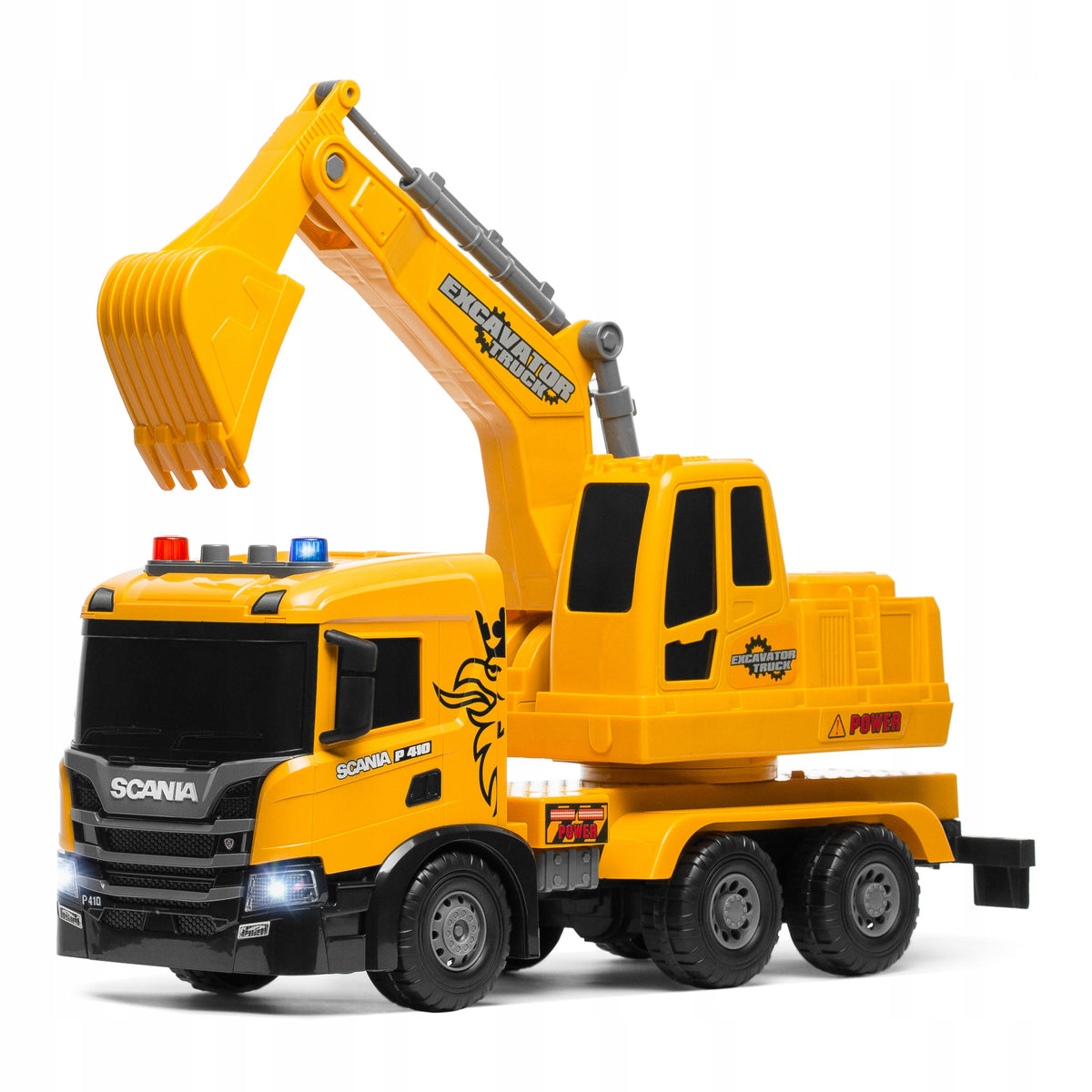 LARGE SCANIA P 410 truck XXL TIR EXCAVATOR friction drive Giant 55cm
