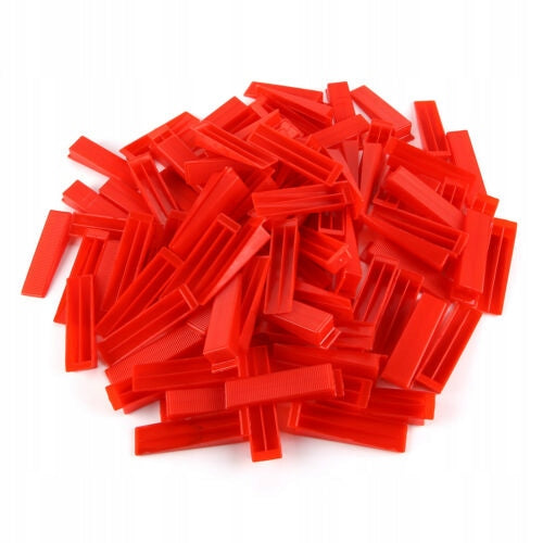LARGE SET OF 500 CLIPS 2,0mm 100 WEDGES PLIERS LEVELING SYSTEM PLATE Series SYSTEM POZIOMOWANIA PŁYTEK