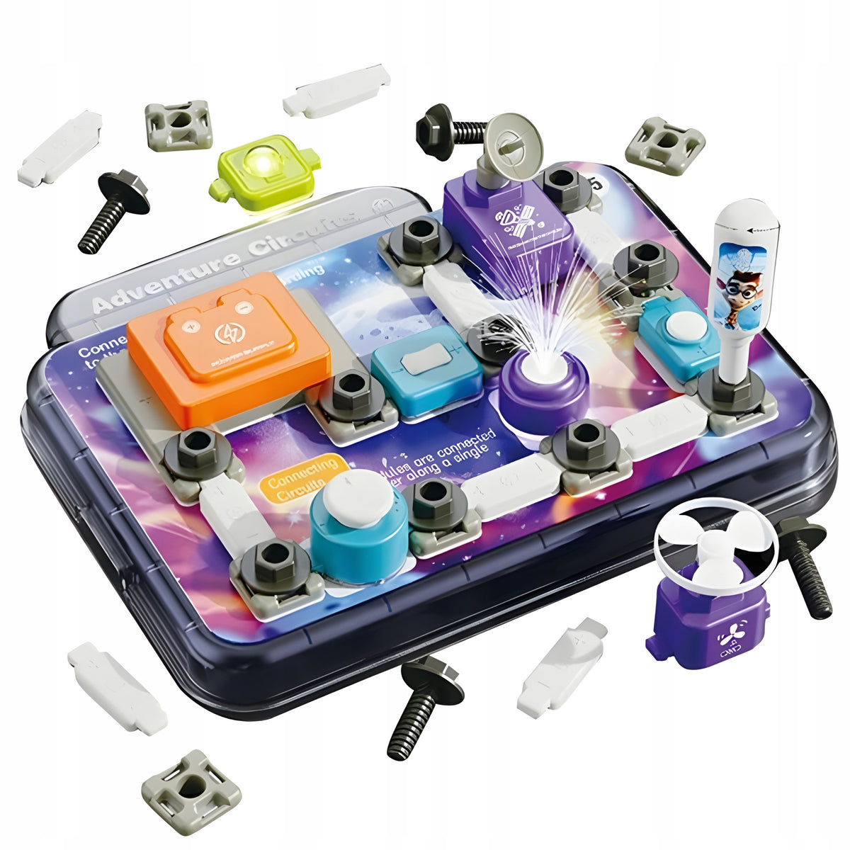 LARGE SET XXL SMALL ELECTRICIAN Experiments Experience ELECTRONICS Manufacturer code TR128
