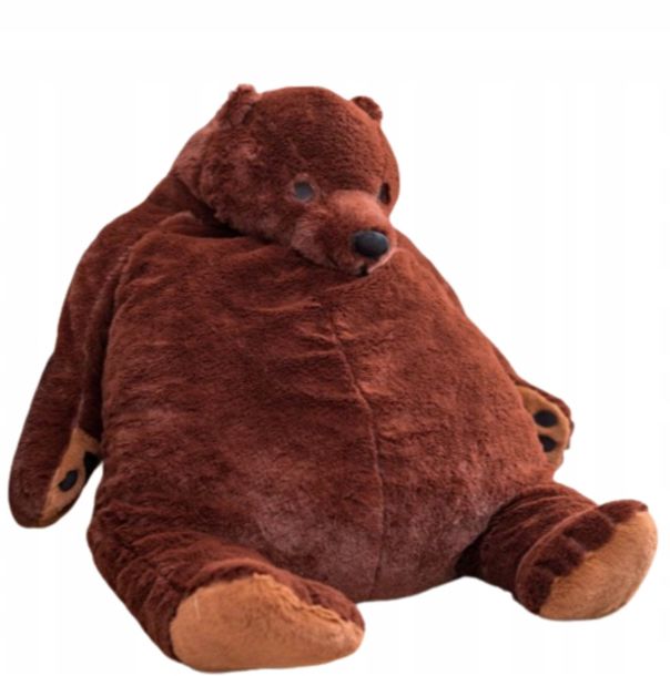 LARGE STUFFED ANIMAL BEAR CUDDLY 100 cm GIFT ORNAMENT FOR CHILDREN