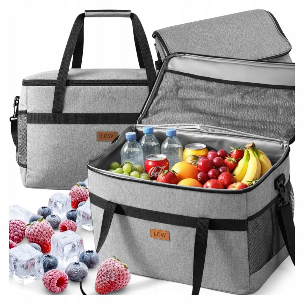 LARGE THERMAL BAG INSULATING BEACH COOLING TOURIST REFRIGERATOR 20 L.