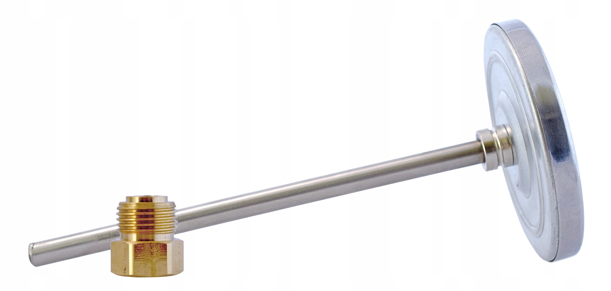 LARGE THERMOMETER with probe 15 cm for Exhaust Disc 0-500C Chimney Furnace Boiler Brand Esco