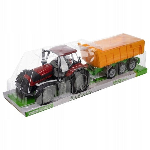 LARGE TRACTOR WITH DRIVE AND MOBILE TRAILER EL. 52CM Brand no brand