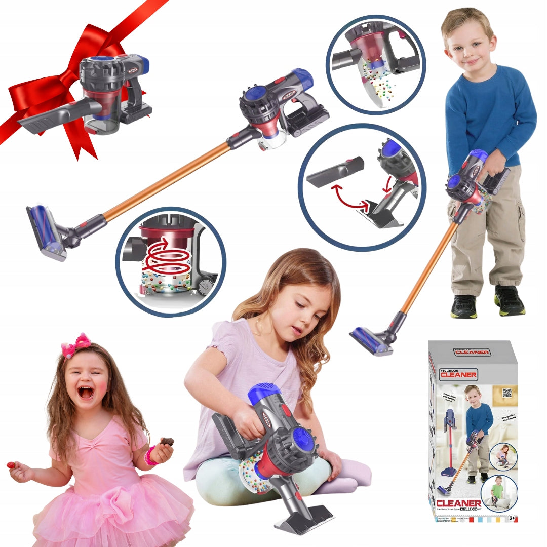 LARGE UPRIGHT VACUUM CLEANER WIRELESS TOY FOR CHILDREN'S PLAY