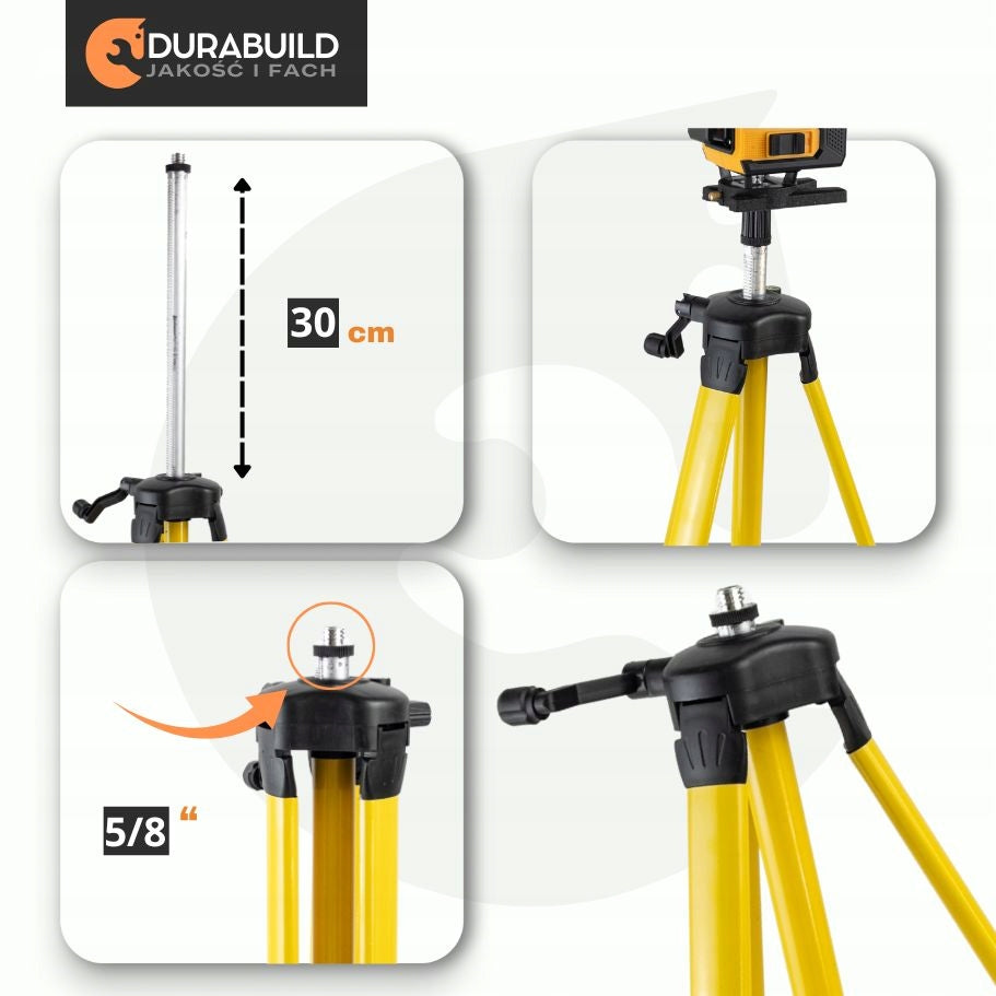 LASER CROSS LEVEL LASER 360 4D 16 lines TRIPOD SET Maximum working range 25 m