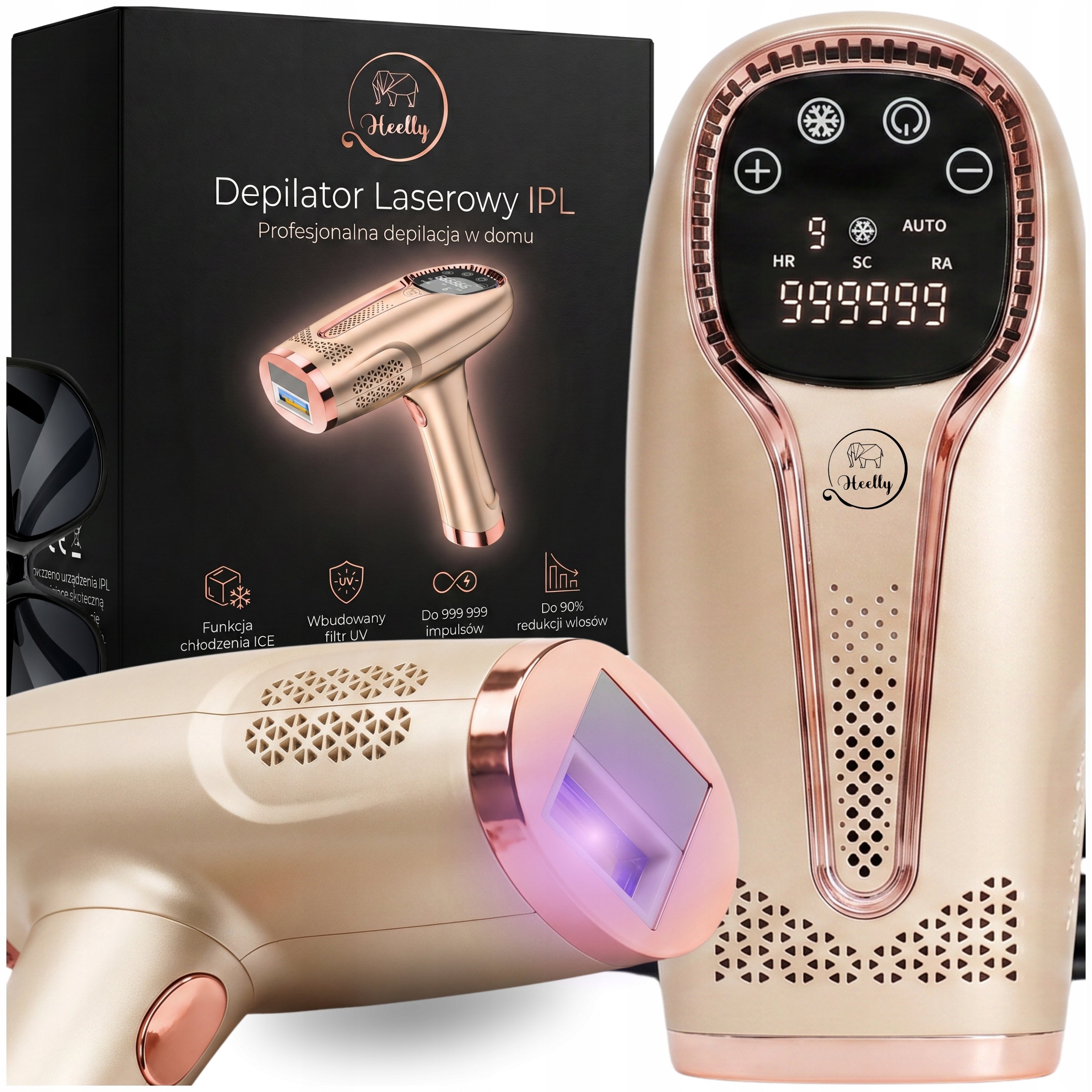 LASER EPILATOR FOR BODY HAIR IPL BIKINI LEGS HAIR REMOVAL PAINLESS ICE