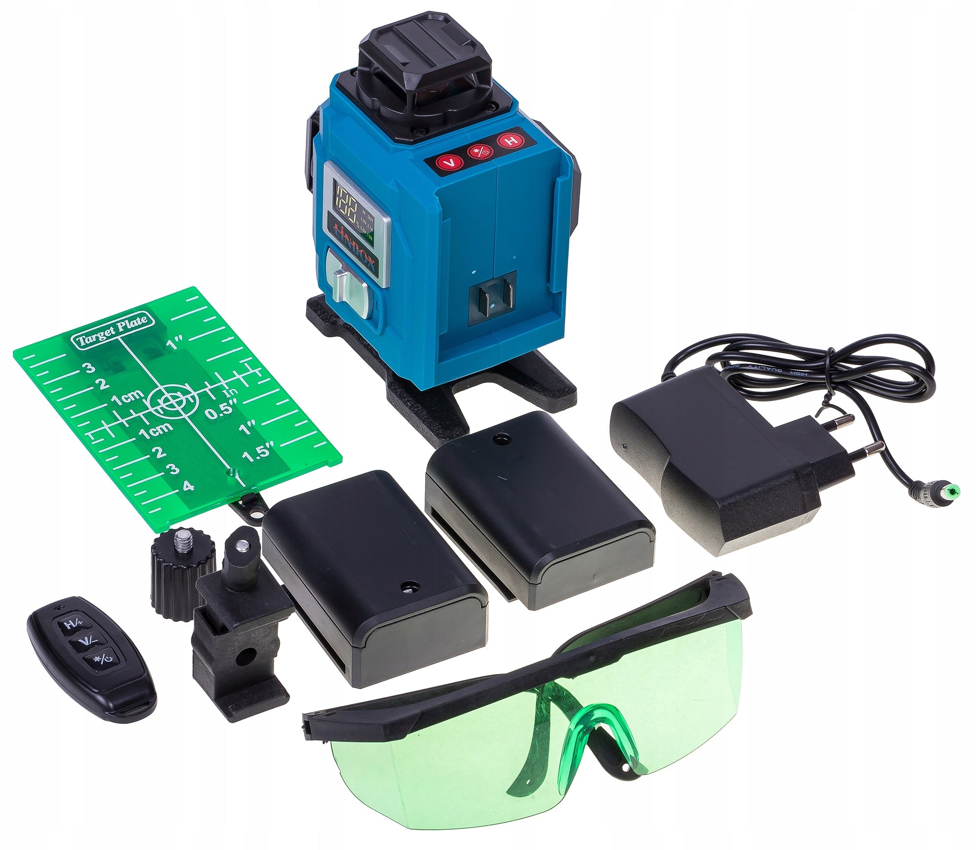 LASER LEVEL 360° CROSS LASER 4D ROTARY WINDOW SET Brand Linbox