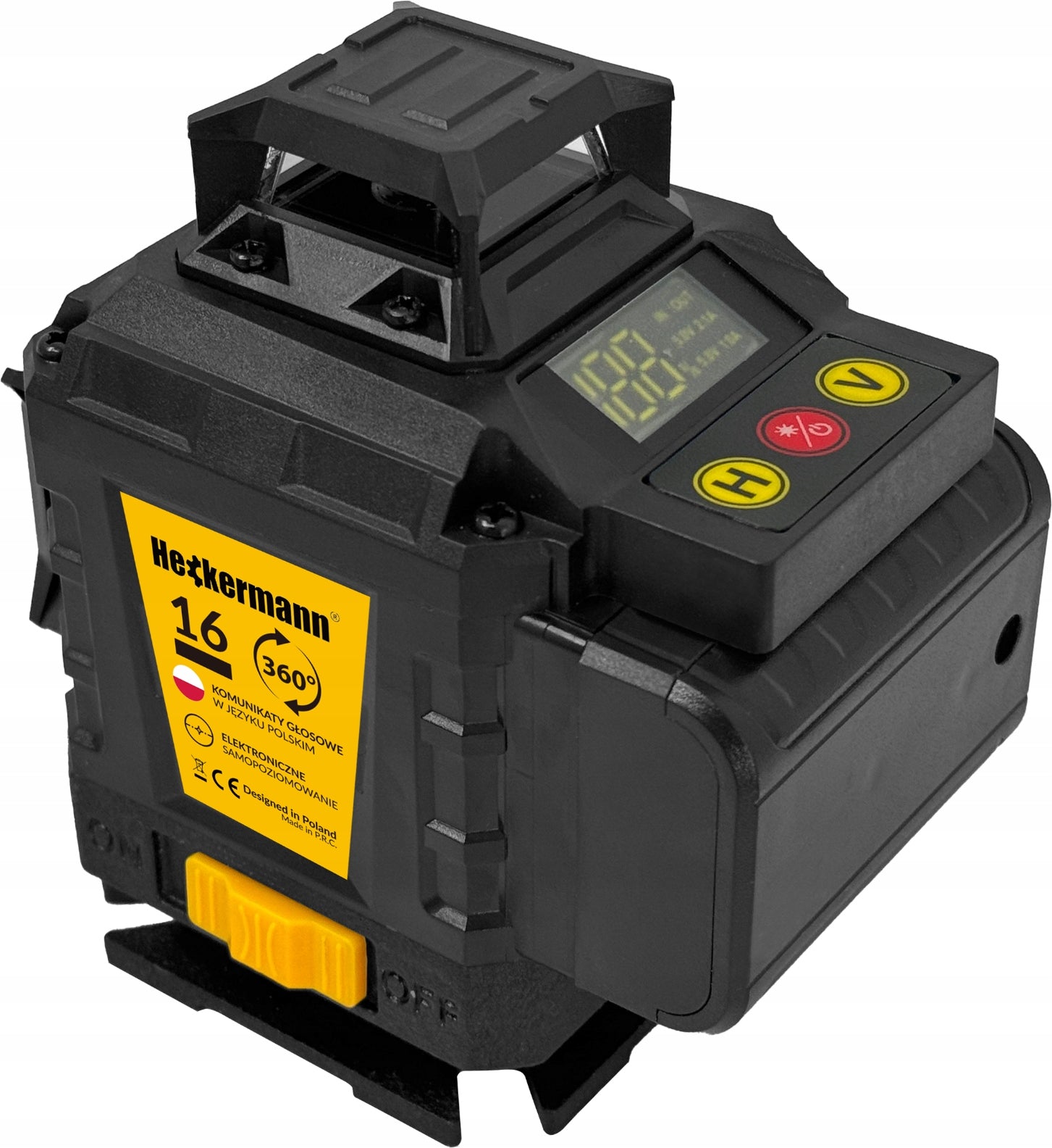 LASER LEVEL 360 PLANE 4D CROSS LASER SELF LEVELING Manufacturer code SPL016 + Tarcza + Okulary