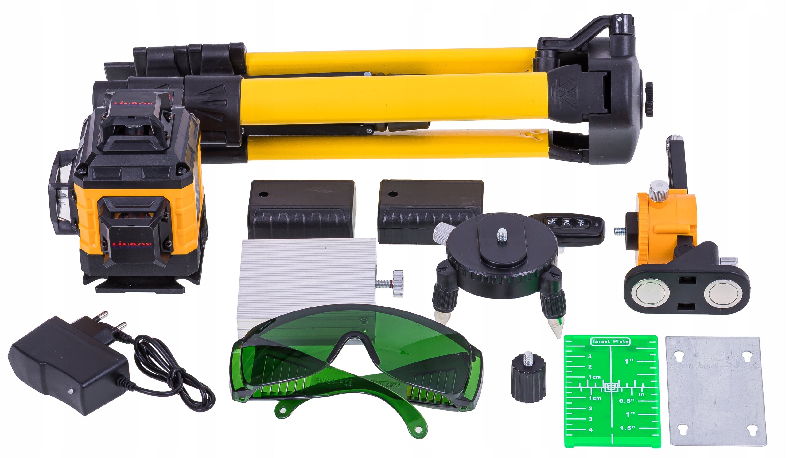 LASER LEVEL LASER 360° PENDULUM LOCK TRIPOD LARGE SUITCASE Brand Linbox