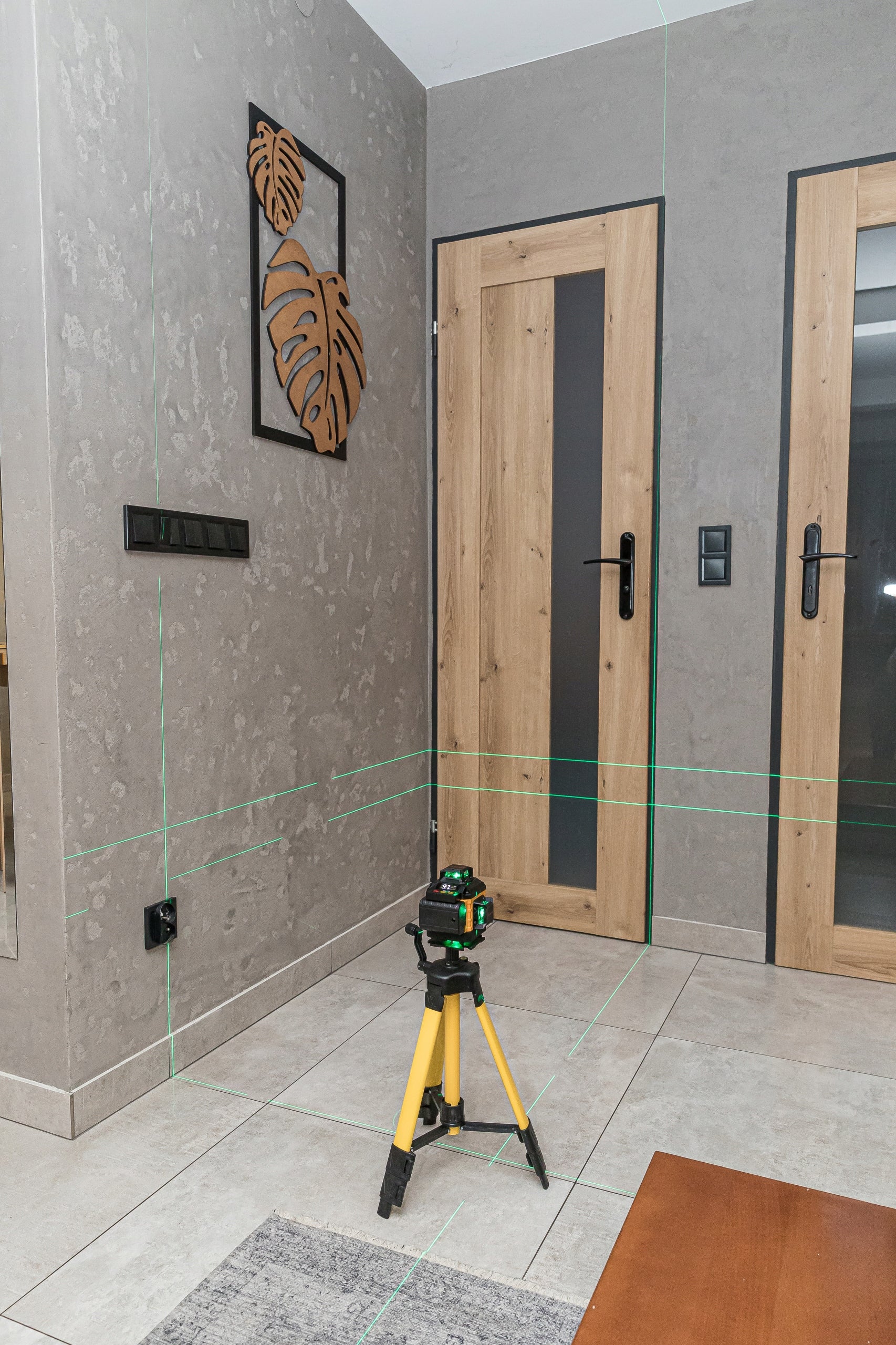 LASER LEVEL LASER 360° PENDULUM LOCK TRIPOD LARGE SUITCASE Maximum working range 30 m