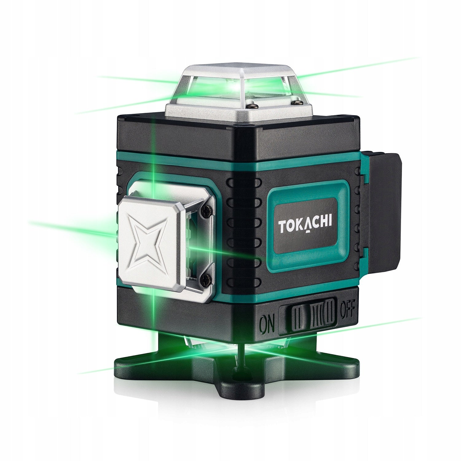 LASER LEVEL LASER CROSS TOKACHI PRO 4D 360 SET OF 16 LINES 2xAKU Brand Tokachi