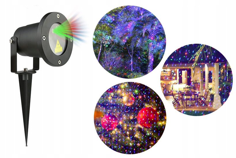 LASER PROJECTOR STAR SHOWER LASER PROJECTOR OUTDOOR LED 3 COLORS