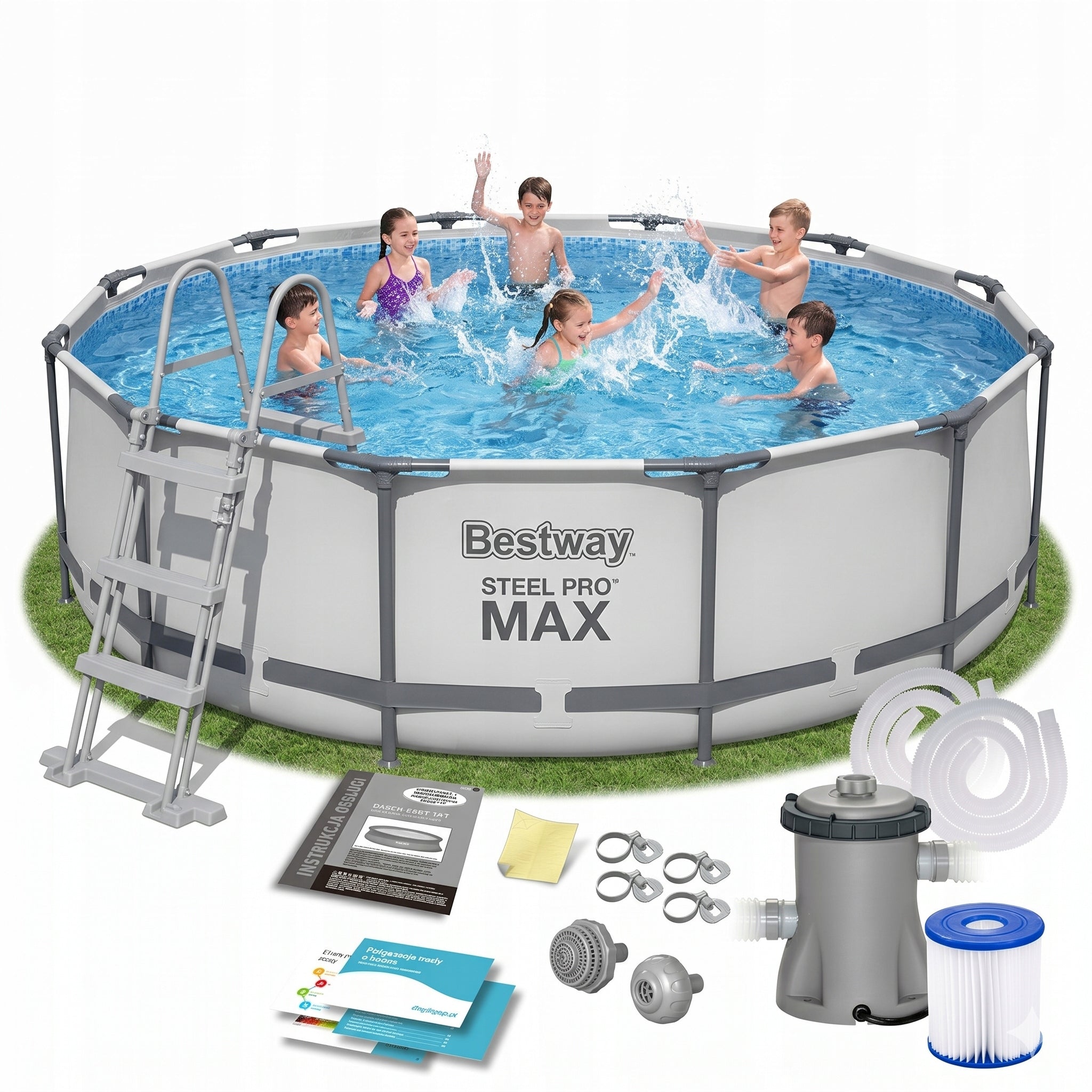 LAST PIECES! CHILDREN'S FRAME POOL FAMILY XXL 366x100 BESTWAY