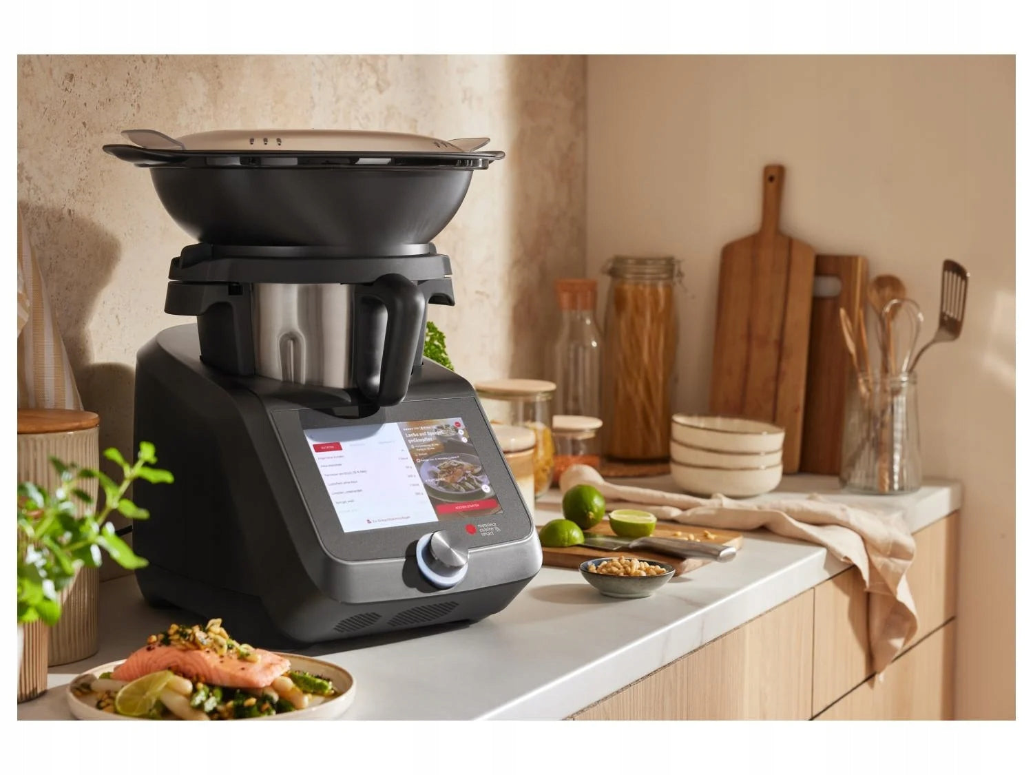 LATEST LIDLOMIX SMART 2026 ORIGINAL MONSIEUR THERMOROBOT MEGA SET XL Manufacturer code Silvercrest Smart Lidlomix 2026 Biały A2