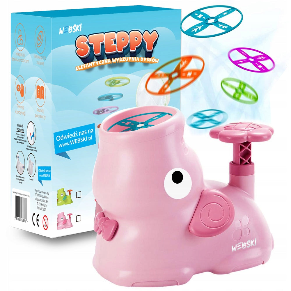 LAUNCHER OF FLYING DISCS FOR CHILDREN XXL Brand Webski