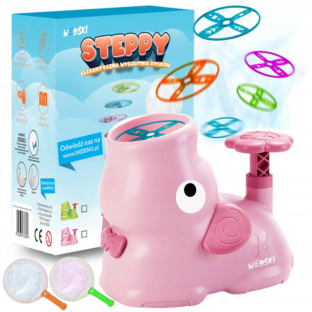 LAUNCHER OF FLYING DISCS FOR CHILDREN XXL