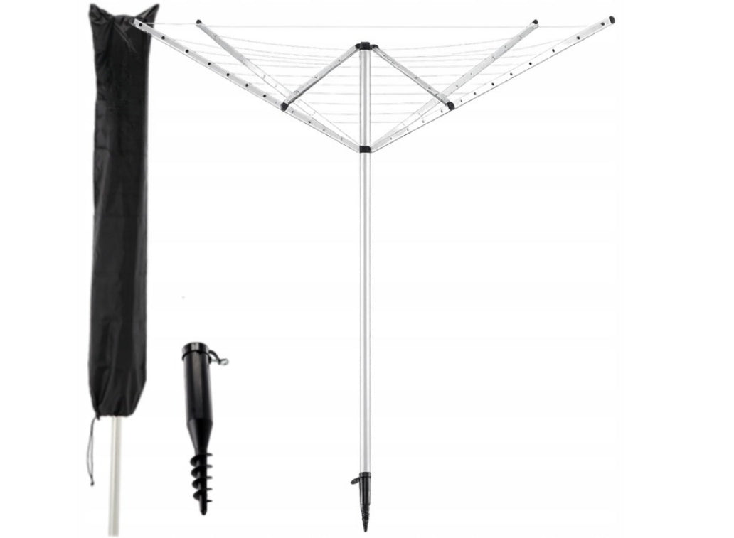 LAUNDRY DRYER GARDEN ROTARY STRONG XXL LARGE 50 m + ANCHOR Manufacturer code 1101