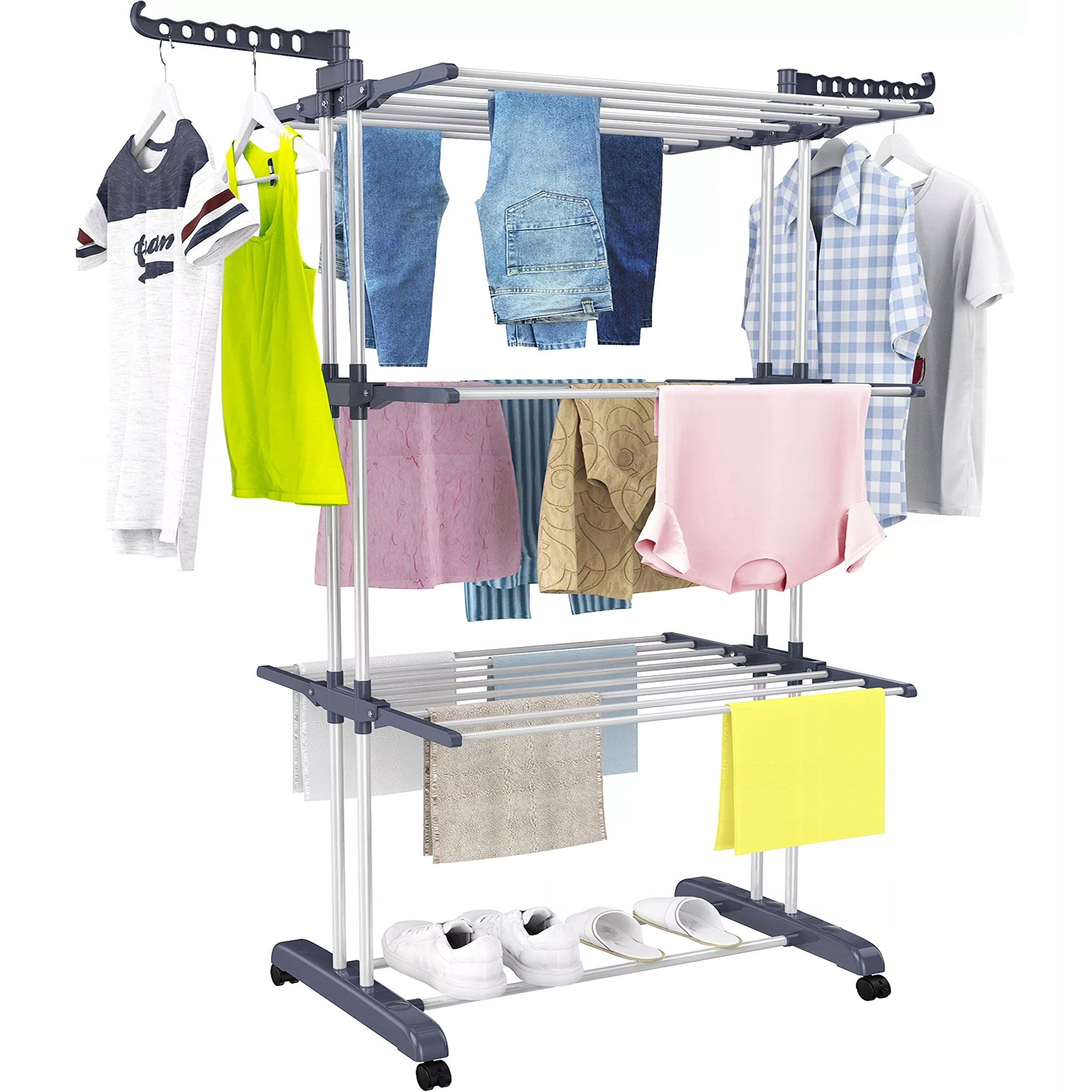 LAUNDRY DRYER STANDING VERTICAL FOLDING XXL Manufacturer code zewnętrzna balkonowa stojąca suszarka ubrań