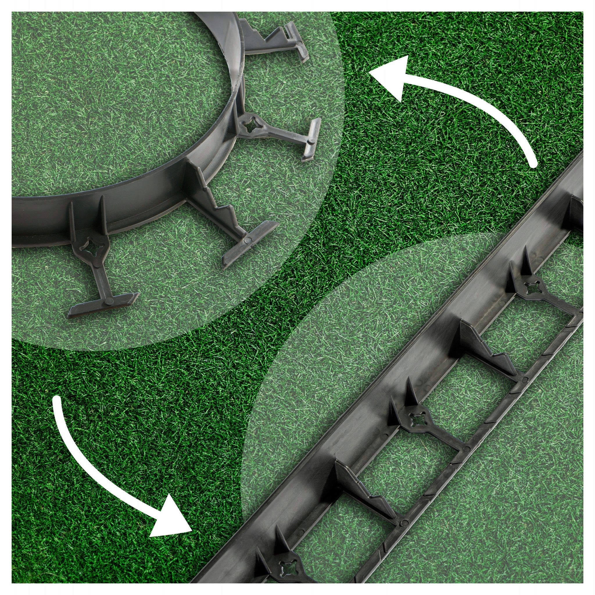 LAWN EDGING 30 MB + ANCHORS 100 PCS ECO BORDER 7,8 CM EDGING Manufacturer Begris